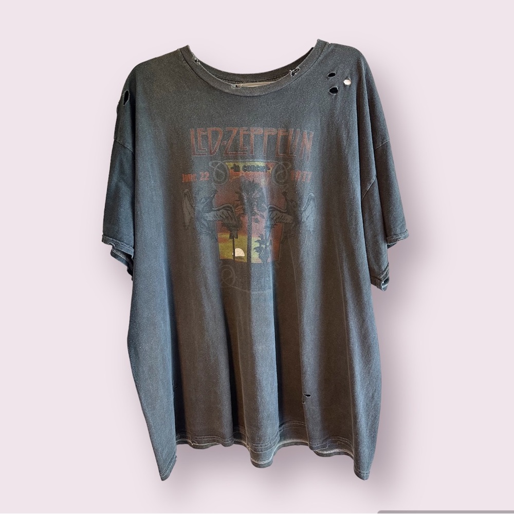 Urban Outfitters Led Zeppelin Tshirt Dress